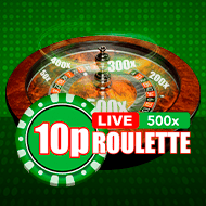 10p Roulette LIVE 500x