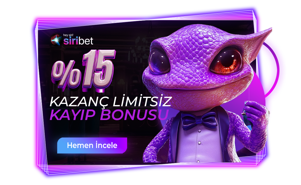 % 15 LİMİTSİZ KAYIP BONUSU